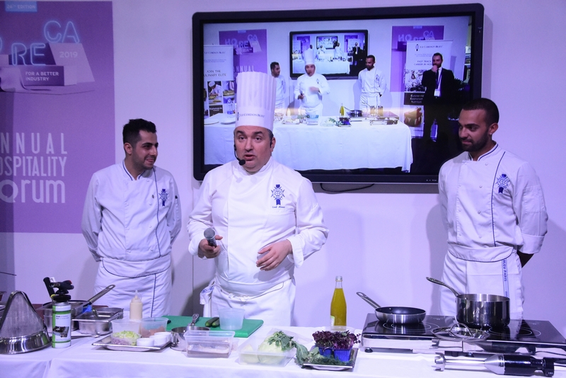 Le Cordon Bleu live cooking demonstration with Chef Emil Minev